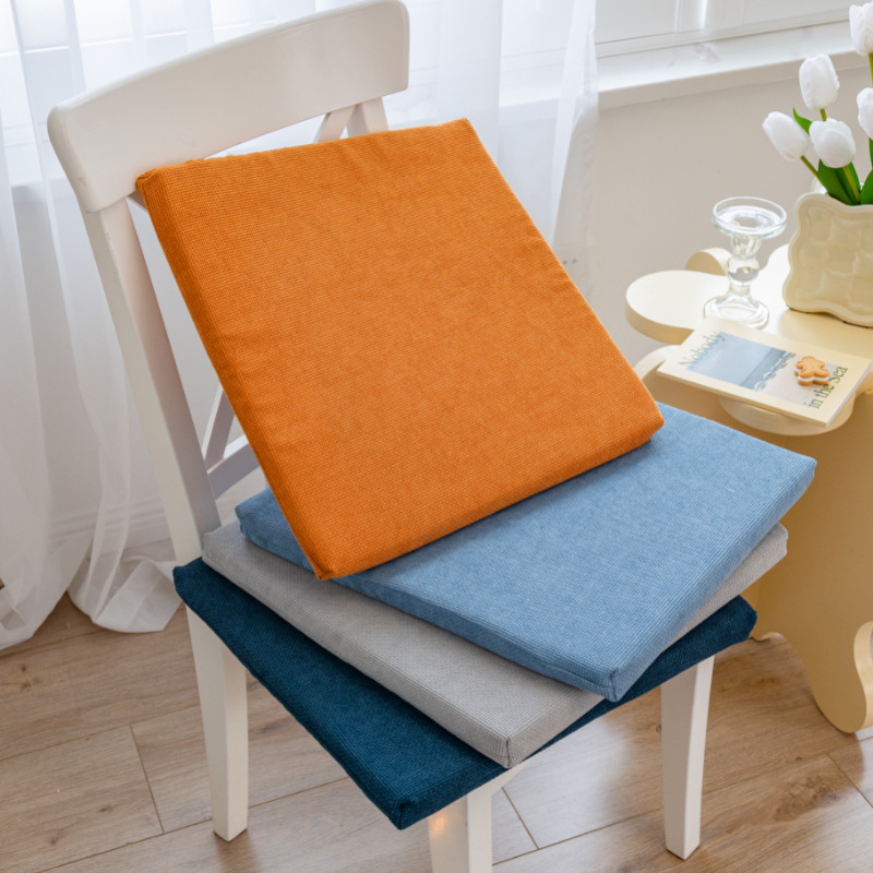 外贸纯色坐垫加高垫子厚座椅屁垫座垫办公室椅垫增高加厚椅子垫