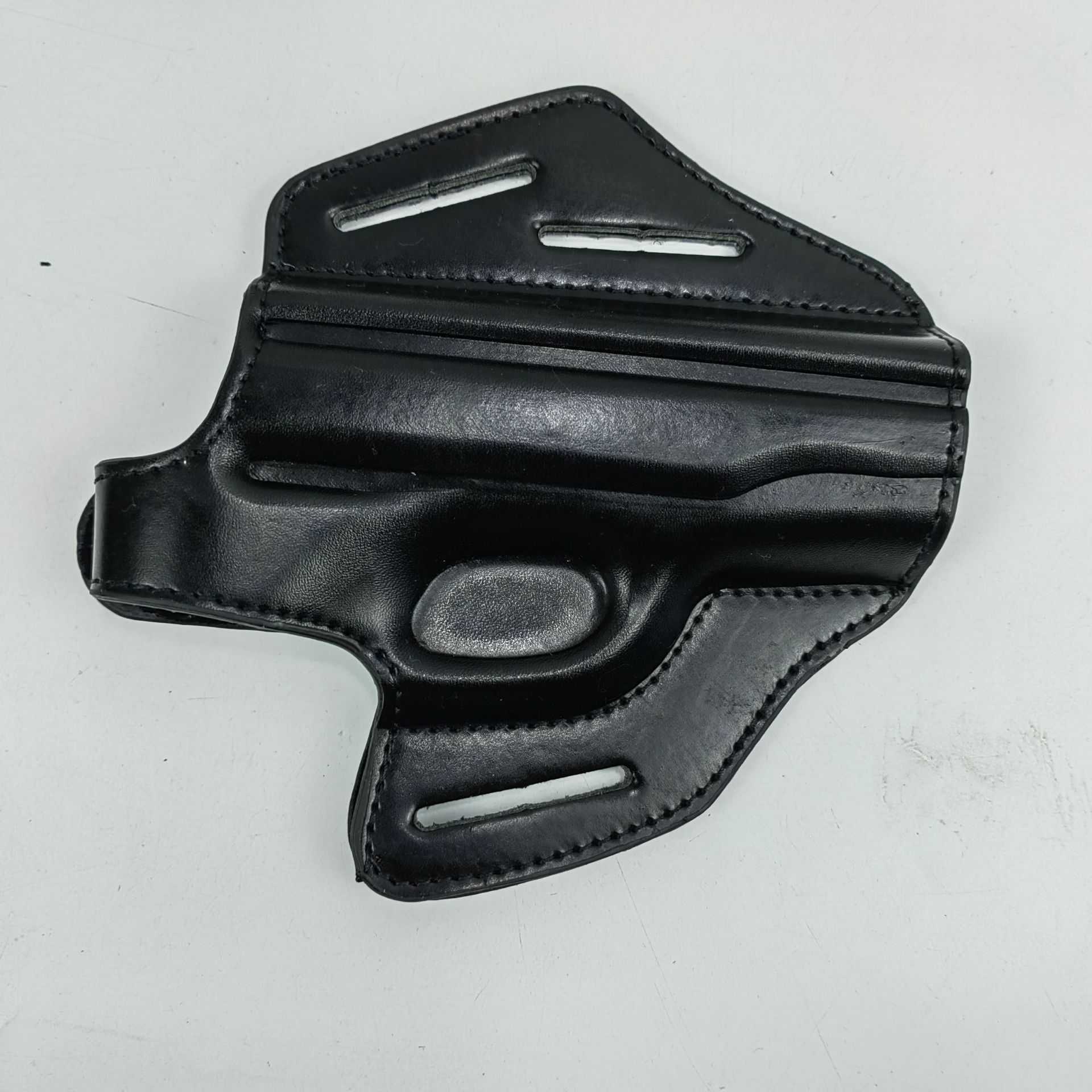 64/77/92佐轮全套枪套真牛皮隐形便衣战术执勤腰部压模快拔手枪套