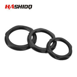 尼龙六角螺母 并帽锁母公制英制螺母黑白外六角螺母尼龙法兰螺母