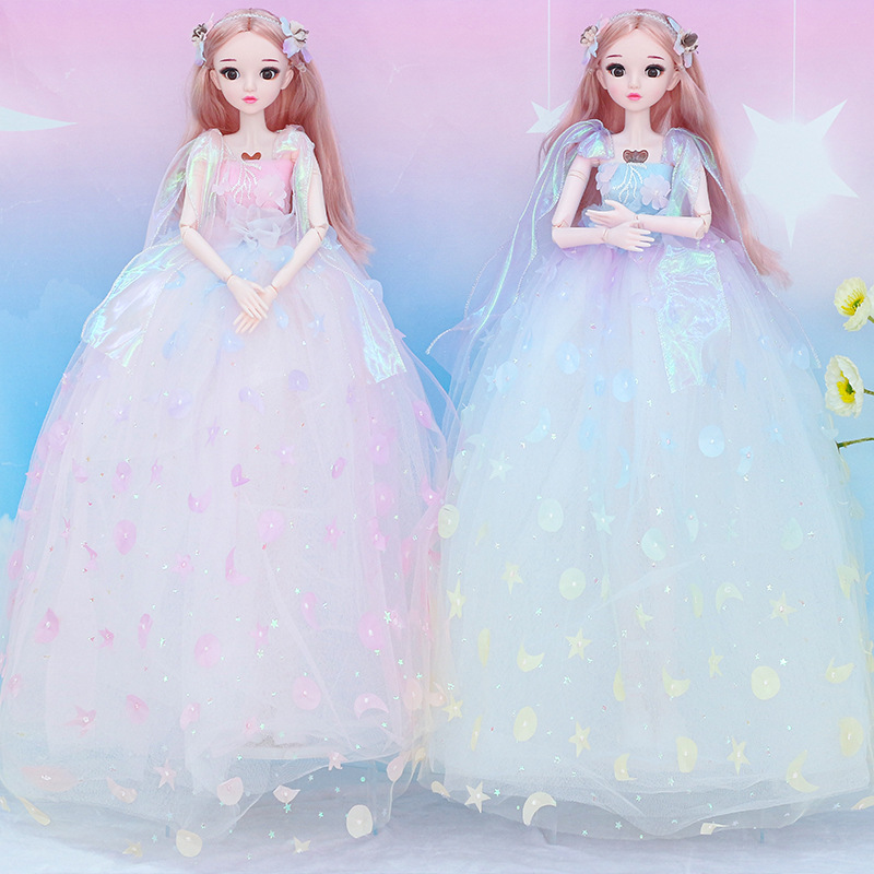 新款60厘米音乐纱裙娃娃雅德芭比洋娃娃女孩生日礼物儿童玩具批发