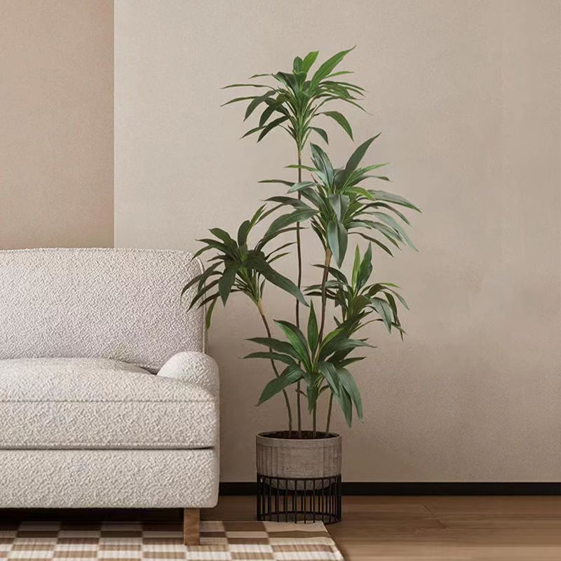 仿生散尾葵绿植落地盆栽北欧家居仿真连心葵树园林酒店装饰假植物