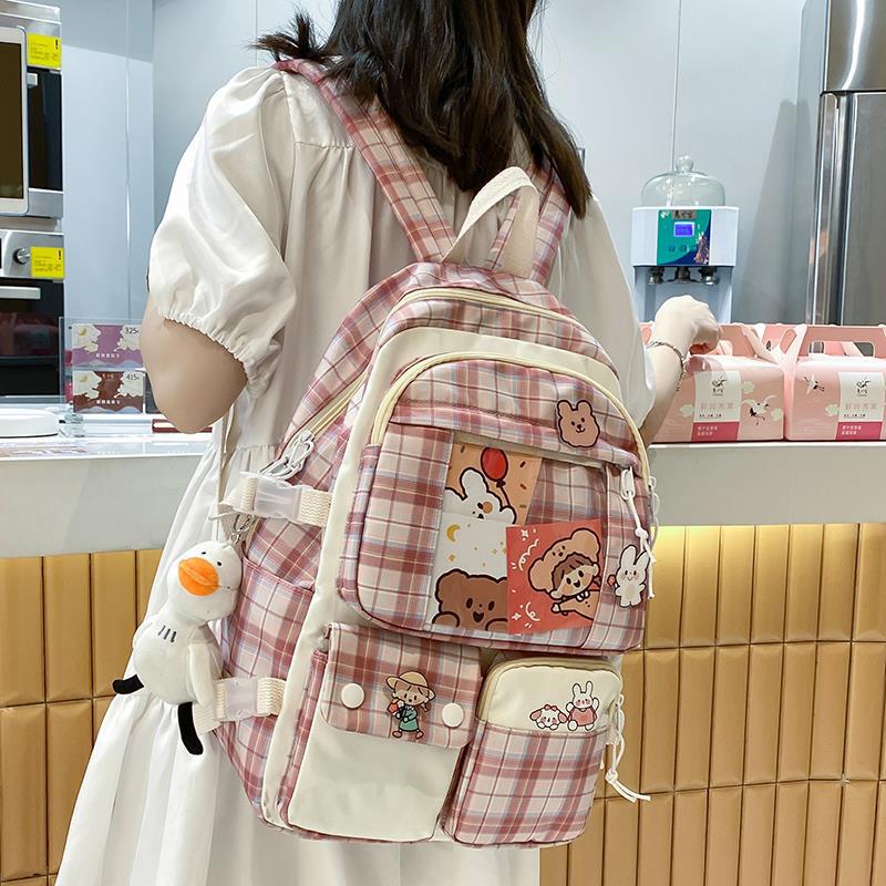 Schoolbag Primary School Girls Three to Grade Five, Grade Six Summer 2022 New Girl High School Student Junior School Backpack