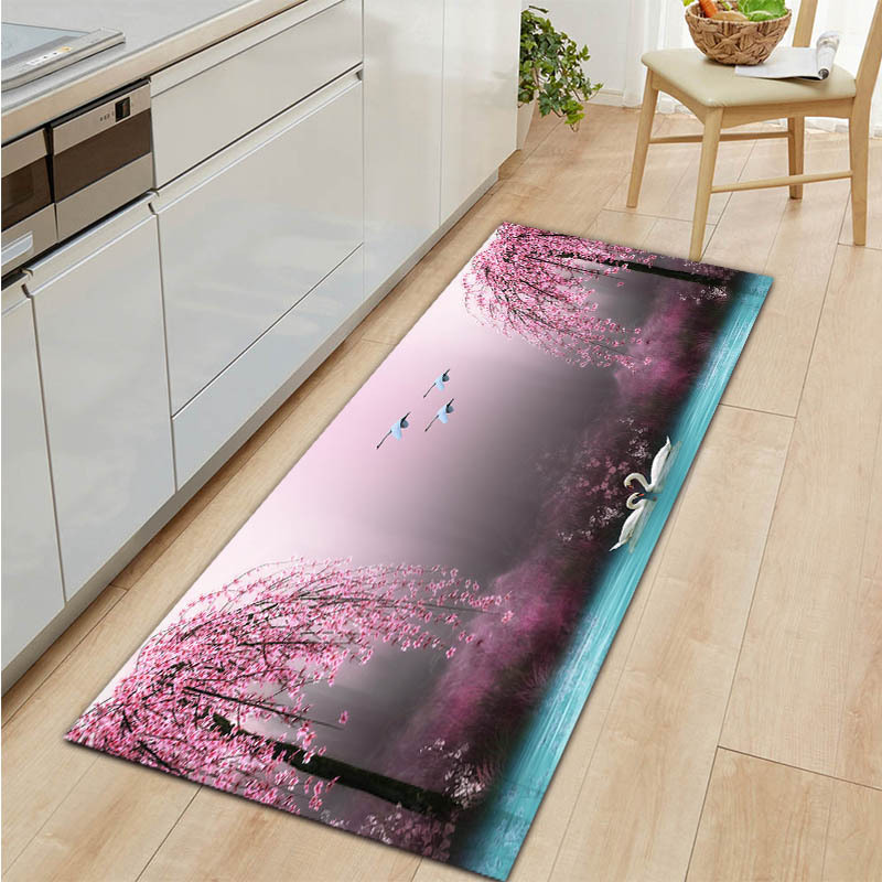 Cross-Border Building Tower Bathroom Mats Non-Slip Carpet Bedroom Floor Mat Office Home Door Floor Mat Carpet