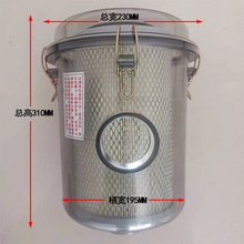 全透明真空泵过滤器 气泵风机进气粉尘过滤芯 空气灰尘过瑞知峰