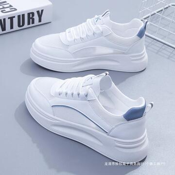 小白鞋女鞋新款夏季休闲百搭白色运动板鞋子女生夏天网面透气