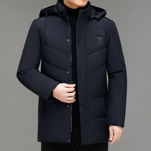 棉衣男士保暖棉服爸爸装2023冬季时尚中老年棉袄百搭外套一件代发