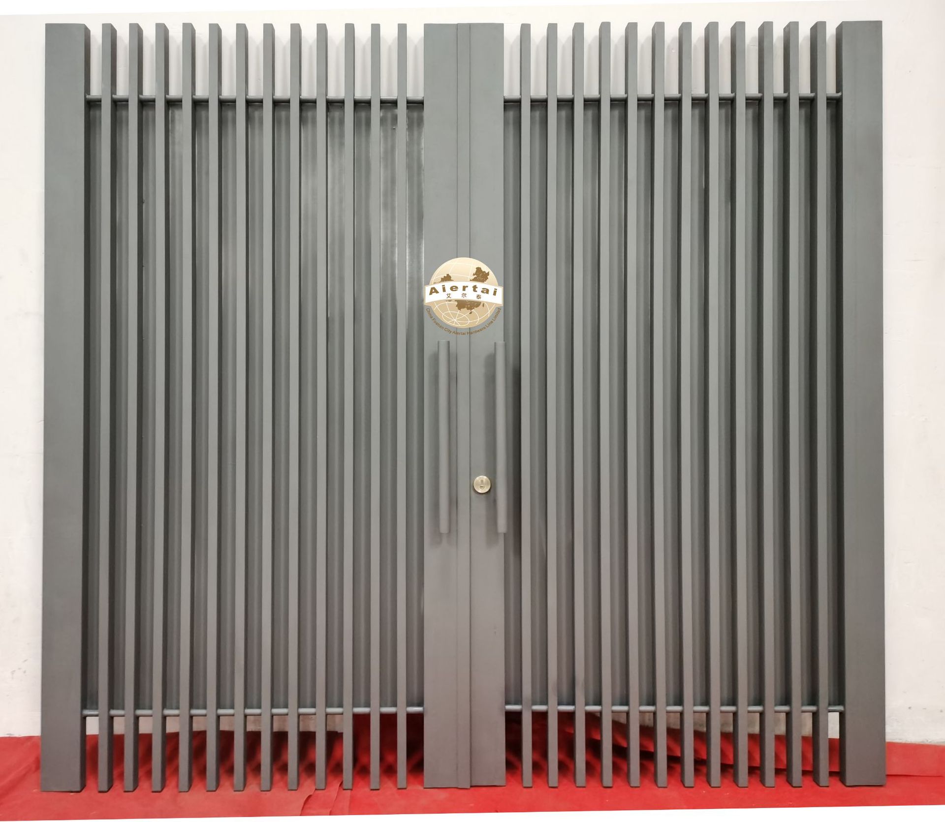 中式铁门 庭院门 进户门消防门热浸镀锌烤漆防锈处理-阿里巴巴