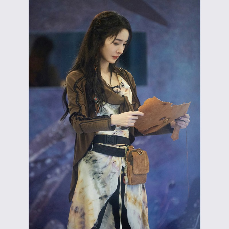 yt225635杨幂同款秋装搭配一整套美拉德穿搭高级感时