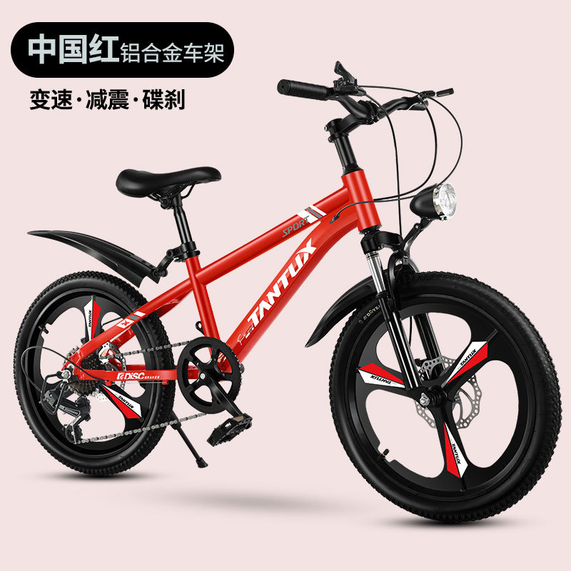 Aluminum Alloy Mountain Bike Manufacturer Double Disc Brake Shock Absorber Middle School Student Pedal Hard Frame Children Variable Speed Bicycle