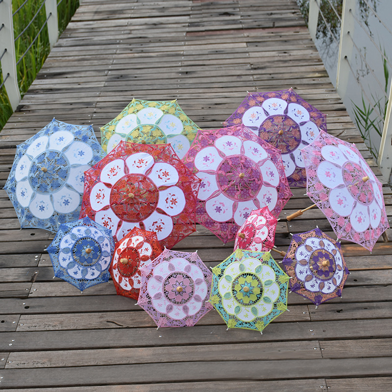 迷你儿童蕾丝伞摄影写真工艺伞创意演出小花伞装饰伞道具跳舞蹈伞