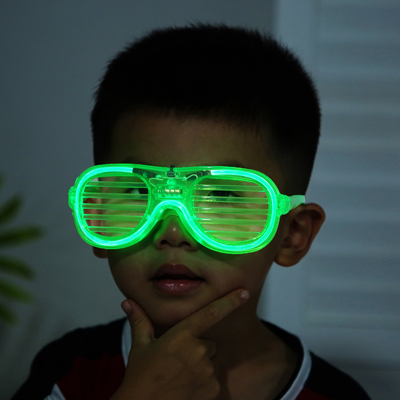 Luminous Glasses Blinds Led Glasses Glasses Fluorescent Luminescent Glass Glasses Bar Activity Supplies Children's Luminous Toys