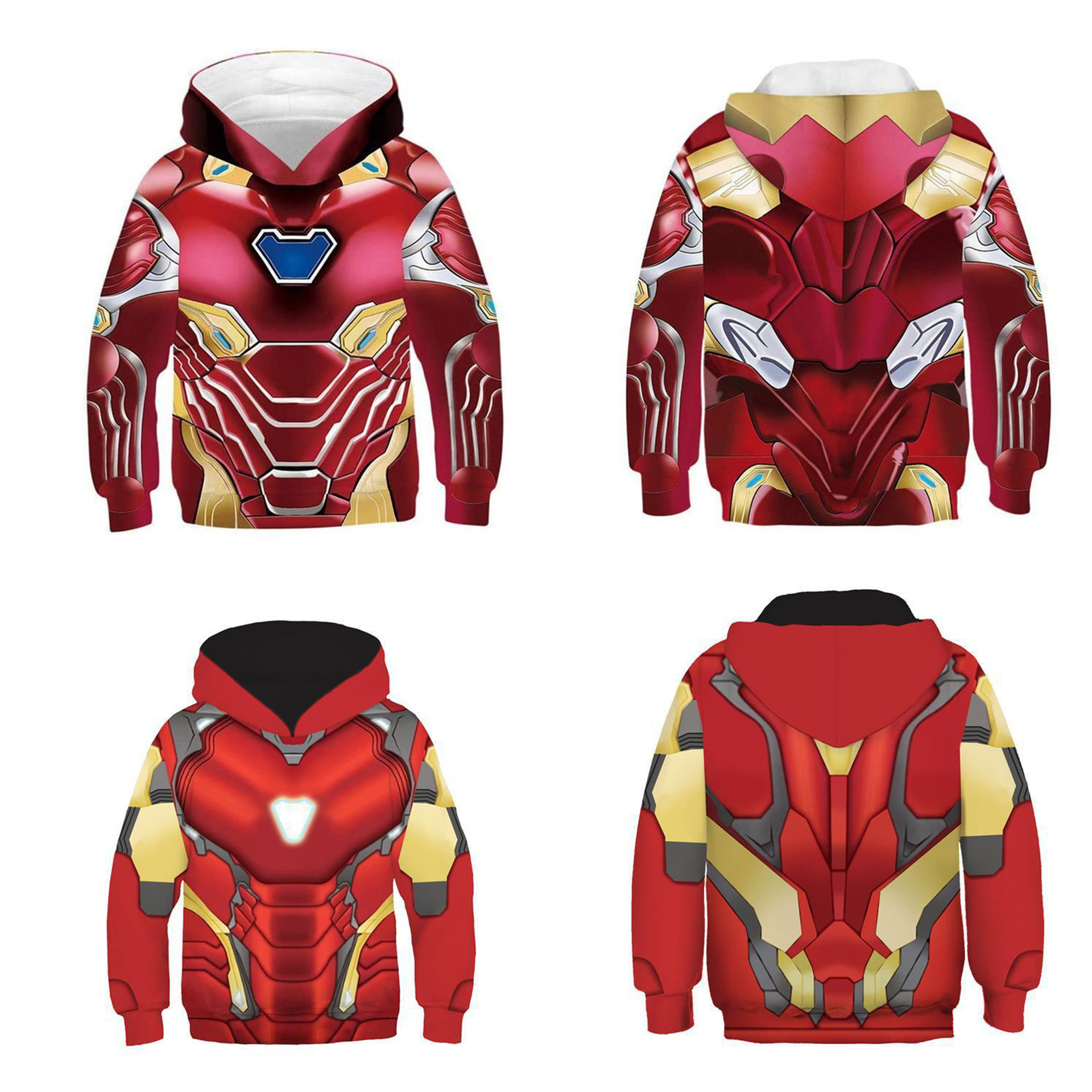2024亚马逊新款 漫威 钢铁侠 cosplay动漫周边儿童卫衣-阿里巴巴