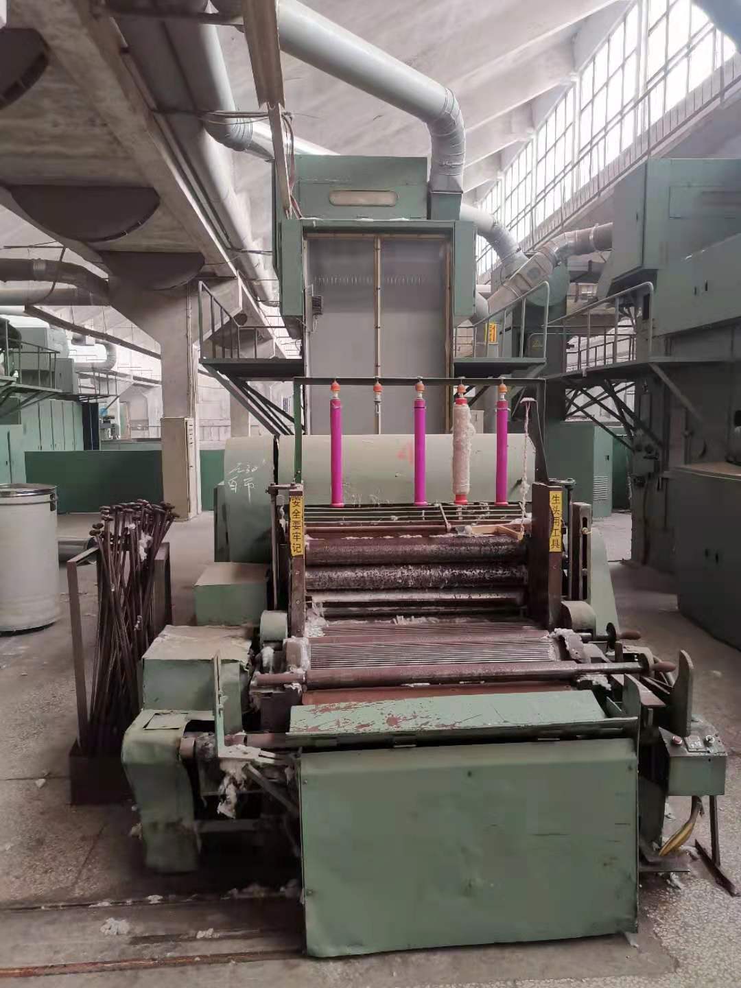 设备出售晨阳产的两头两尾清花机6套13951586985陈