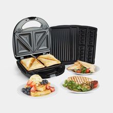Toastie, Waffle & Panini Maker三合一三明治机多功能华夫饼机