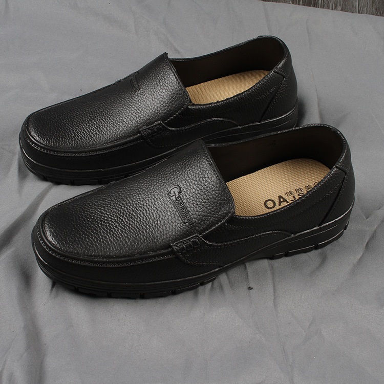 合利鲨新款时尚夏季低帮男鞋休闲纯色圆头男士外穿平底休闲套鞋-儿童