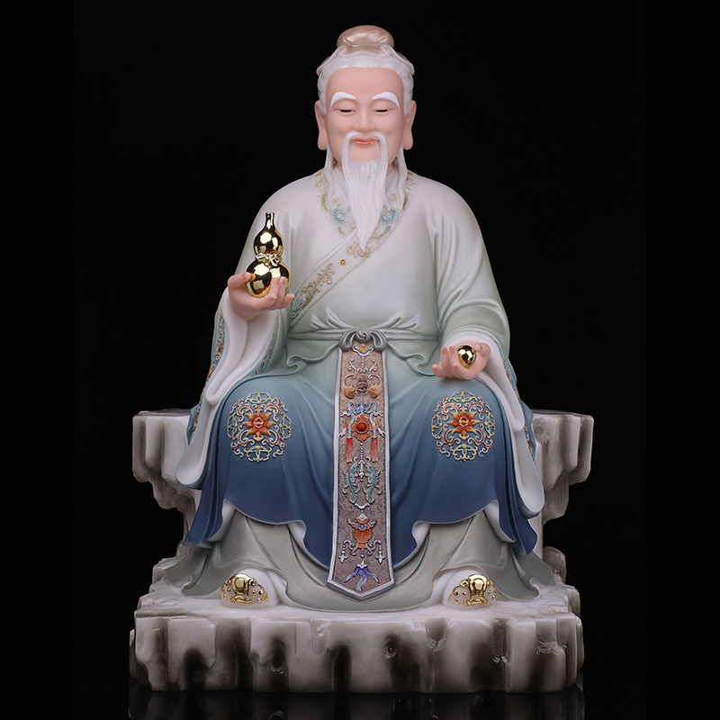 汉白玉药王菩萨神像家用供奉孙思邈神医孙真人华佗扁鹊李时珍摆件