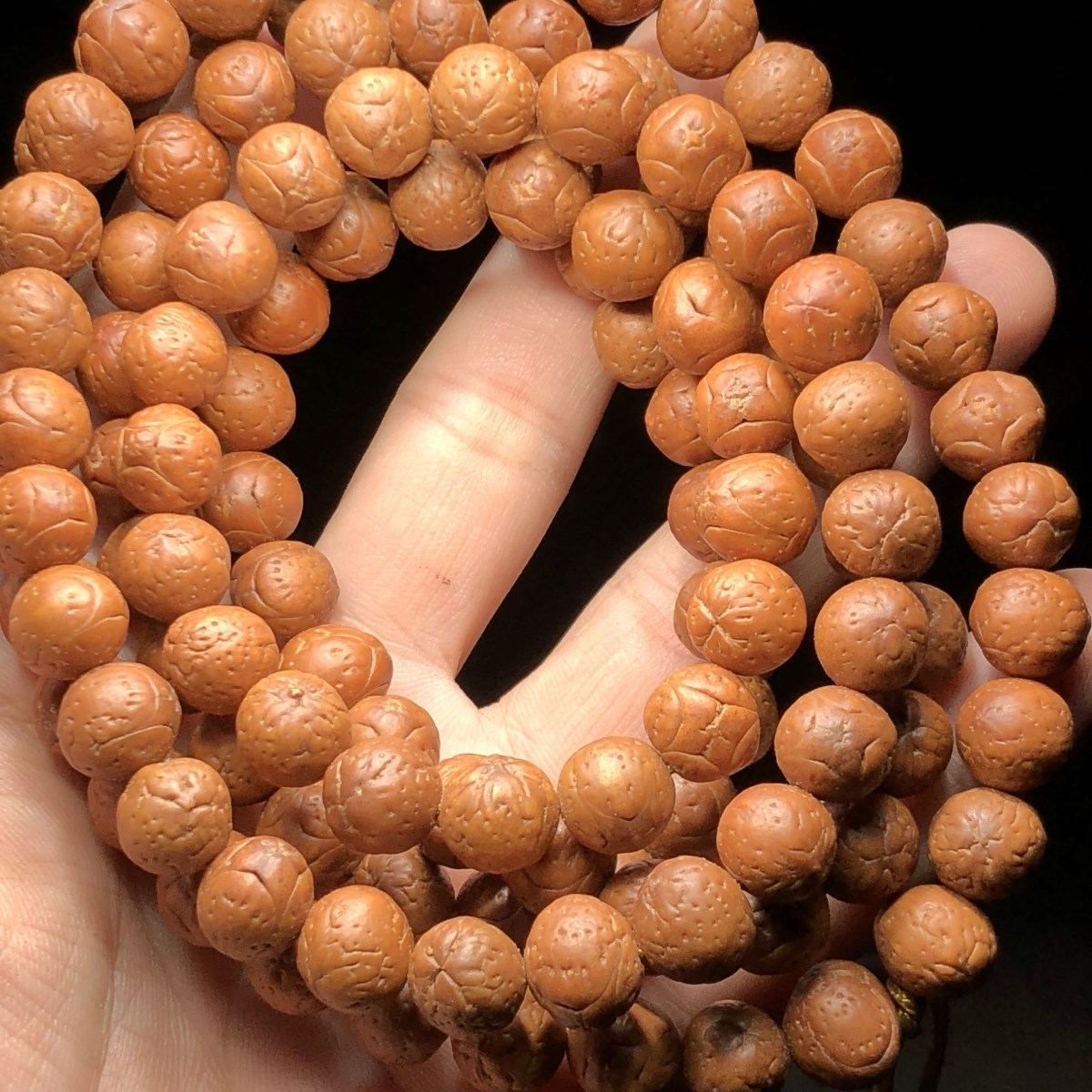 四星麒麟眼菩提108颗手串五星上将龙眼菩提小手链凤眼佛珠男女款1