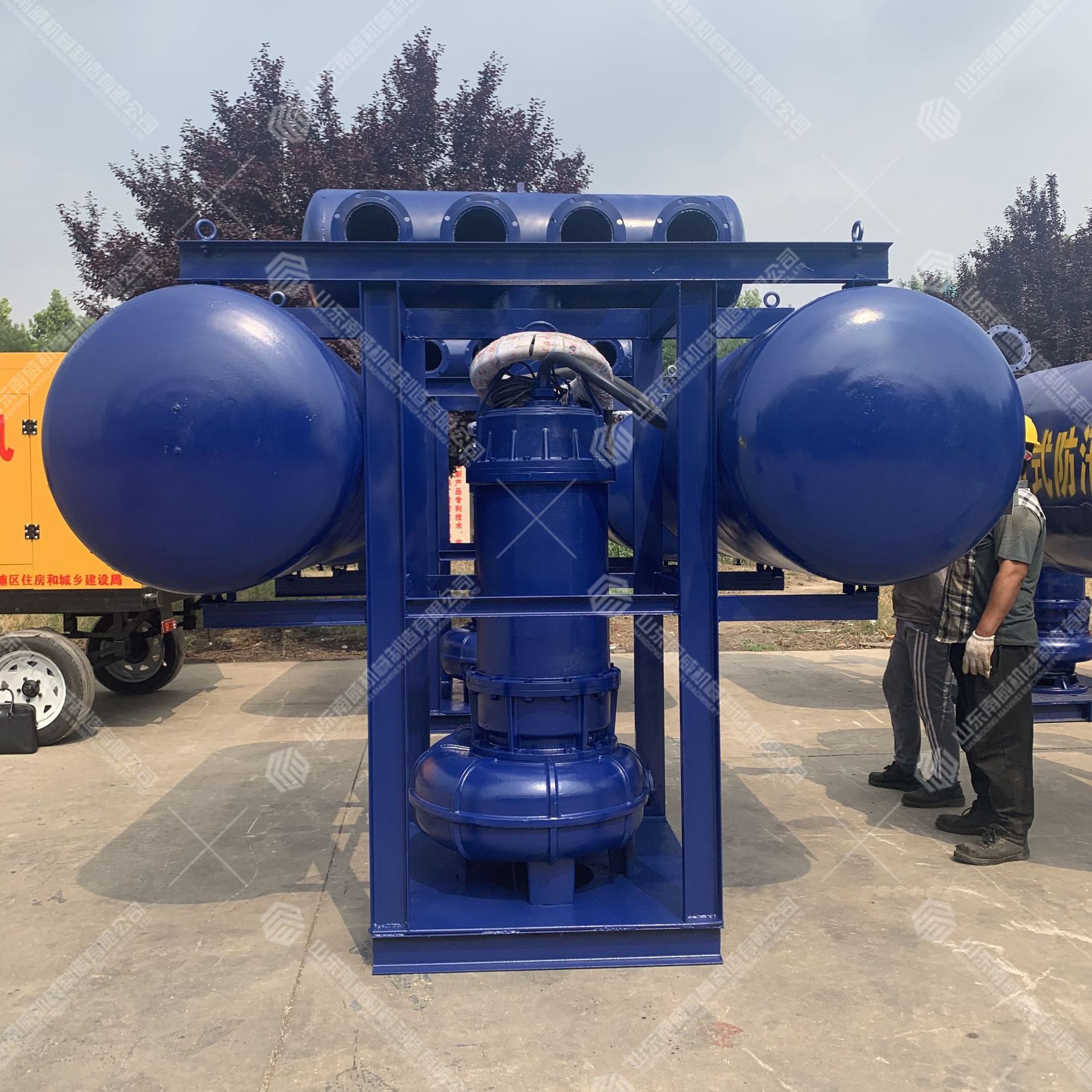 漂浮式潜水泵 防汛排涝浮筒式排水泵 防腐自吸式轴流泵规格齐全