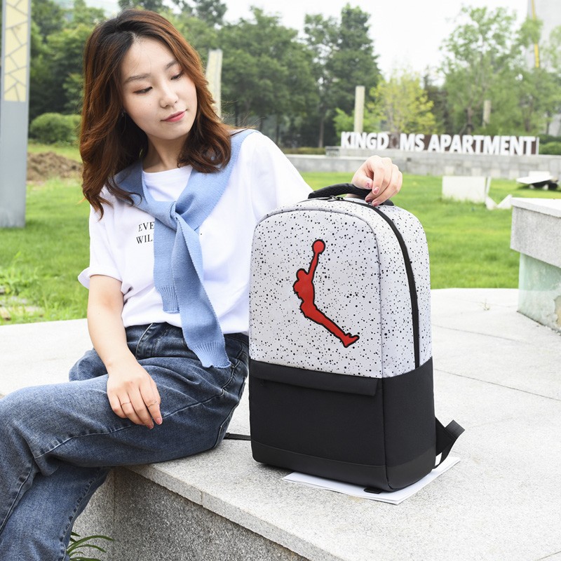 Spring New Arrival Fashion Color Contrast Simple Backpack Korean Style Daily Early High School Student Schoolbag Outdoor Travel Backpack