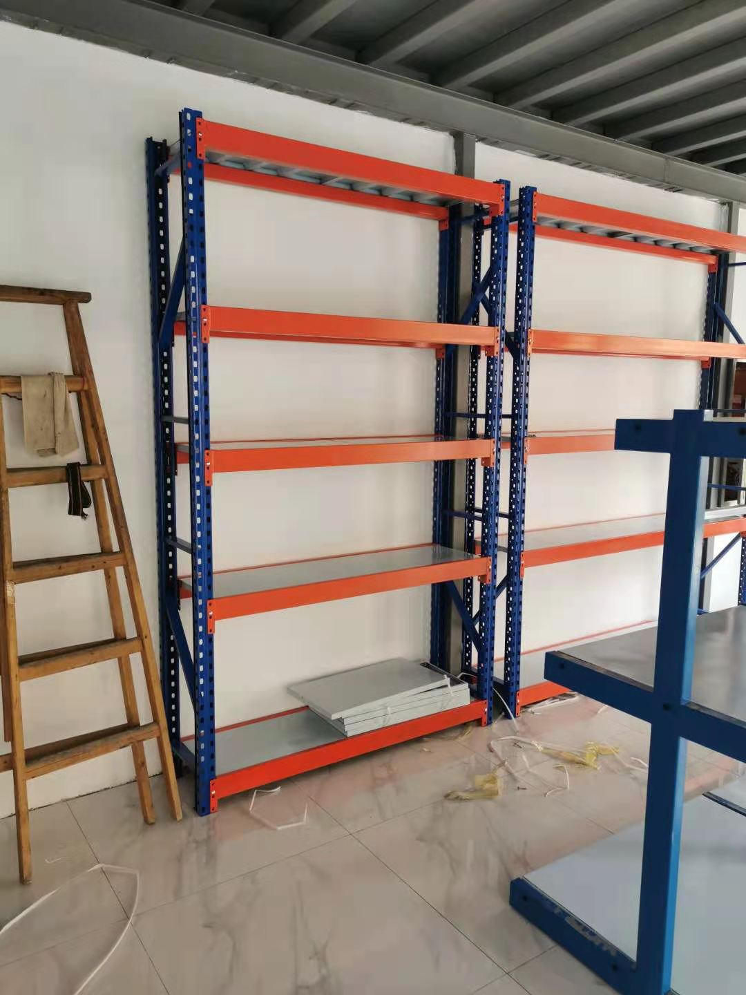 置物架角钢轻型重型 仓库货物架多层简易分隔板展示架子 仓储货架