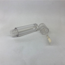 货源大货厂家4ml 彩色刷杠圆形唇釉管唇彩管口红管空管化妆品包材