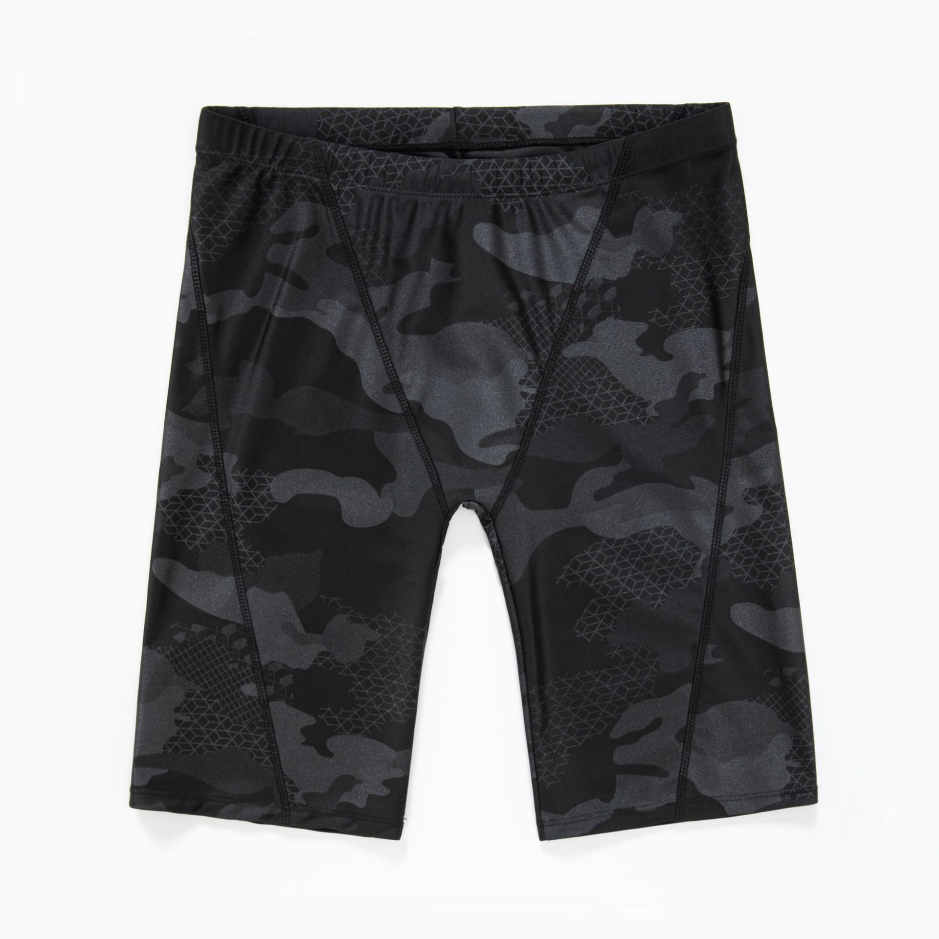 New Camouflage Men's Swimming Trunks Anti-Embarrassment Boys Swimsuit Suit Boxer Swimming Trunks Breathable plus Size Loose Shorts