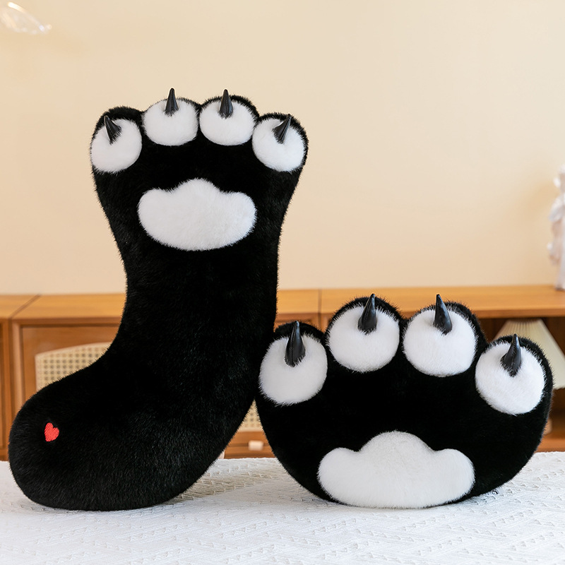 新款熊猫爪爪抱枕熊掌毛绒玩具女生办公靠枕男友力大熊手臂礼物批