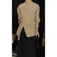 旗袍茶服国风新中式改良汉服套装连衣裙子设计感小众
