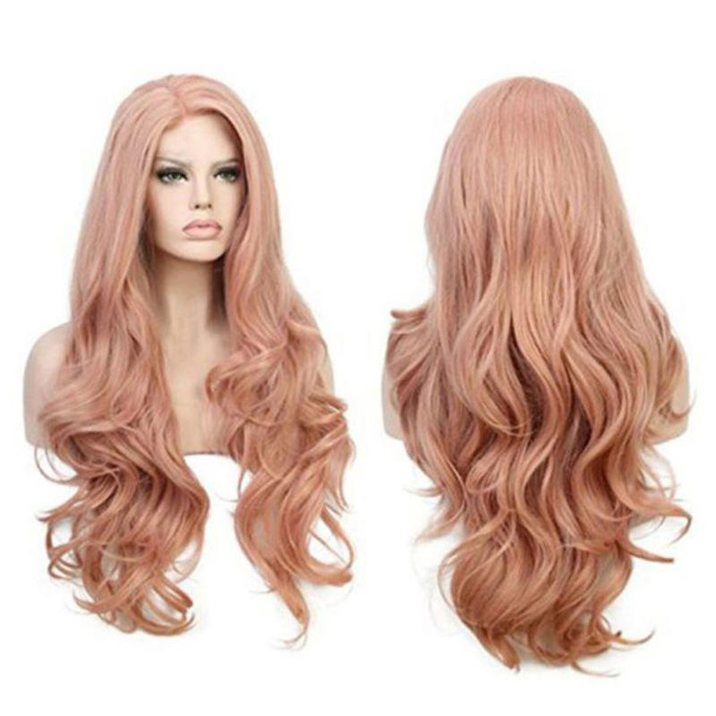 亚马逊跨境欧美女化纤长发长卷发头发 wig厂家批发hair卷发全头套