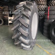 约翰迪尔1204大型拖拉机钢丝轮胎520/85R38 420/85R28收割机轮胎