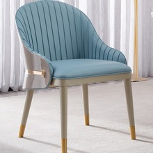 奢华高端餐桌椅组合意式极简奢石餐桌椅组合家用餐椅真皮饭桌椅
