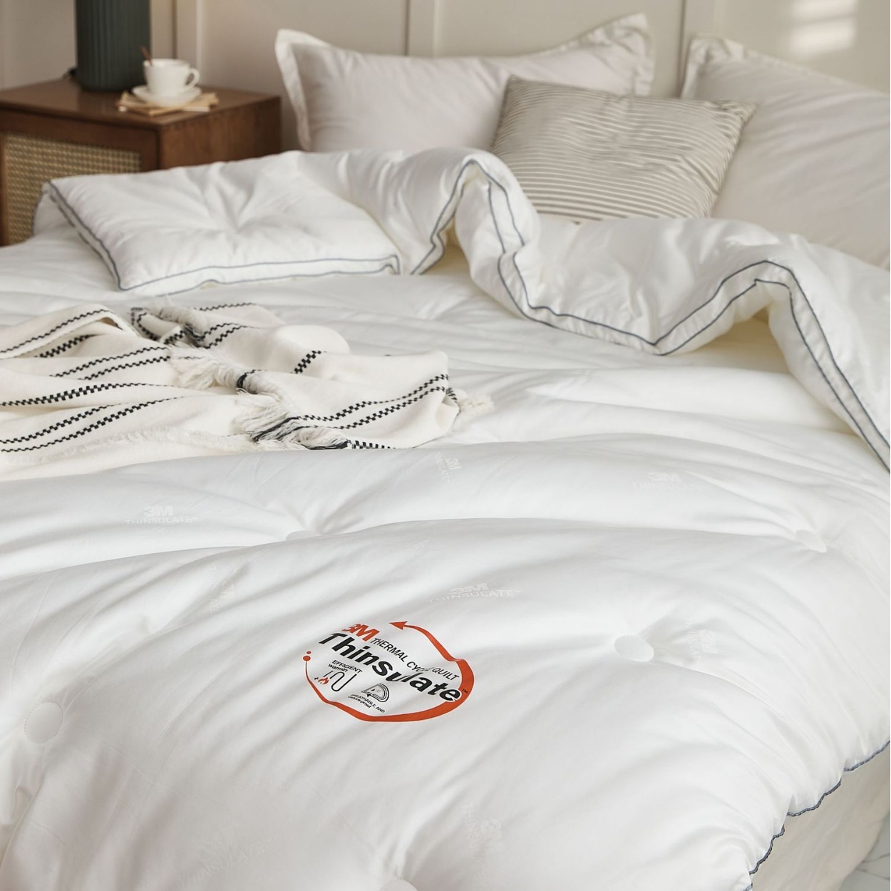 新款3m新雪丽被子秋冬被加厚保暖60s长绒棉春秋1.