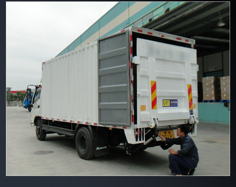 厂家直供汽车尾板三阀五缸货车尾板 三顿厢货垂直液压汽车尾板