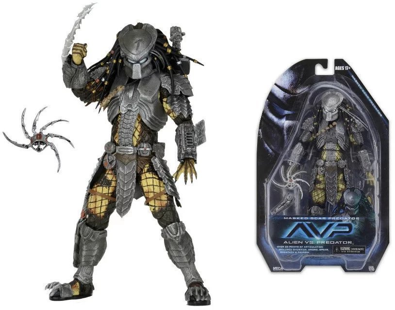 动漫批发 玩具neca 51528 7寸 异形大战铁血战士 avp铁血 14波
