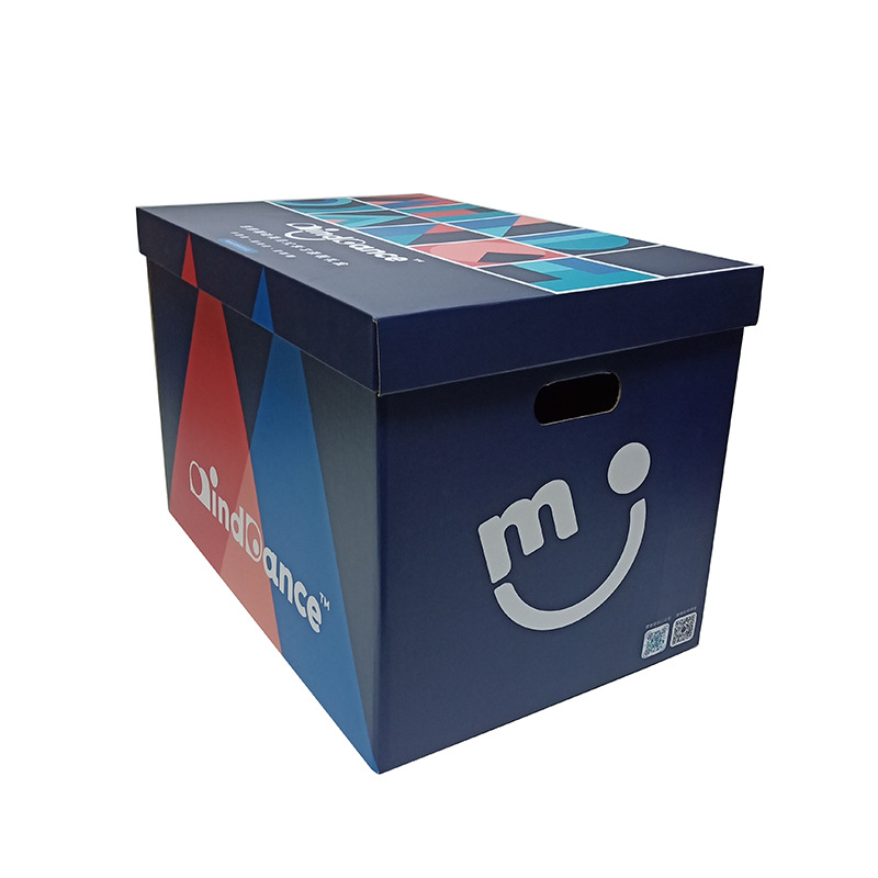 正方形礼物空投彩箱定做 40厘米空投彩盒定做 零食娃娃手提彩盒