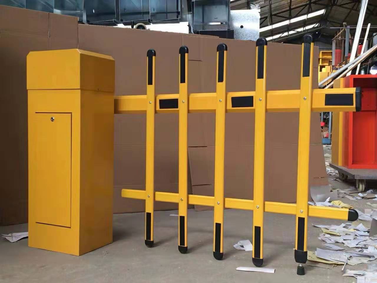 栅栏道闸停车场收费系统自动车牌识别电动升降栏杆起落杆福建厂家