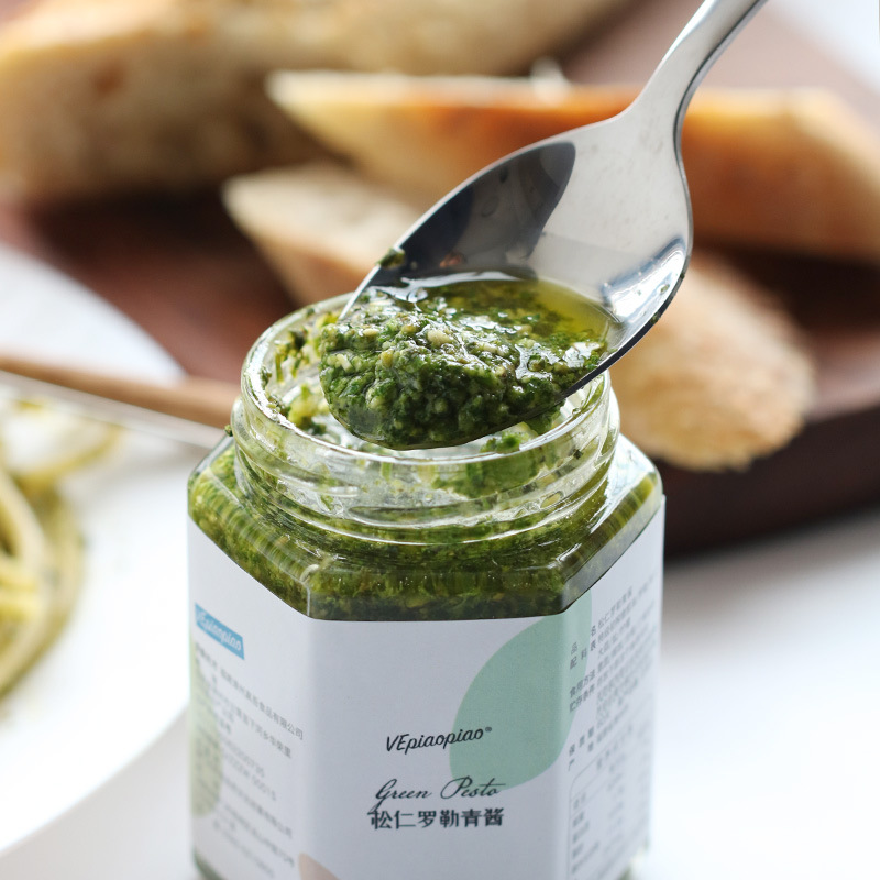 vepiaopiao罗勒松仁青酱pesto 罗勒意粉意面酱意大利面酱 3份包邮