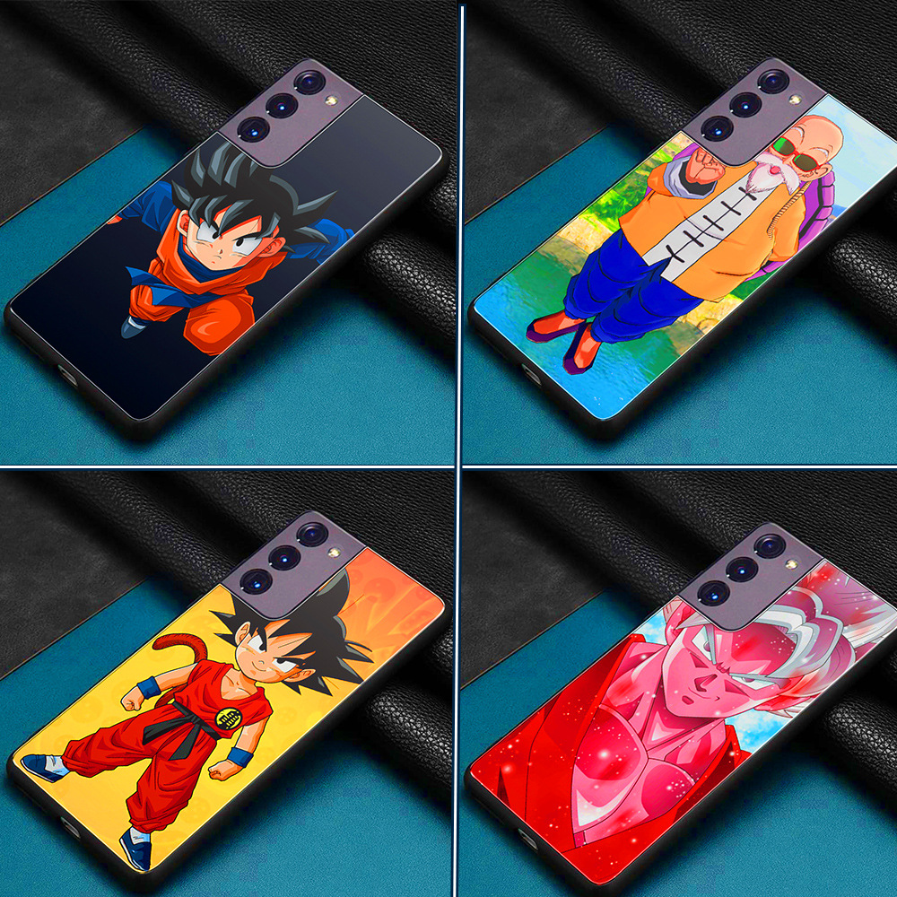 适用三星s21 s20ultra/s10/s9plus/s21fe/s8新款动漫龙珠手机壳