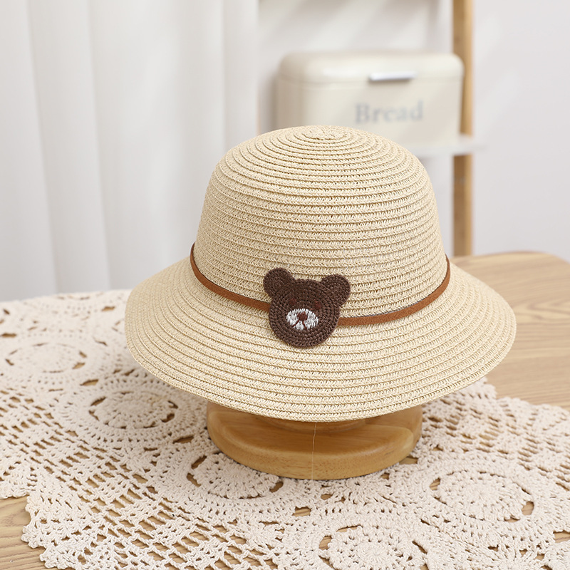 Children's Sun Hat Girls Sun Hat Summer New Coati Straw Hat Cute Princess Beach Hat Sun Protection Boys