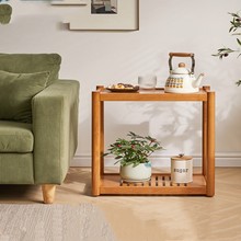 实木边几角几可移动茶几沙发边桌木质小户型边柜客厅花架侧边柜子