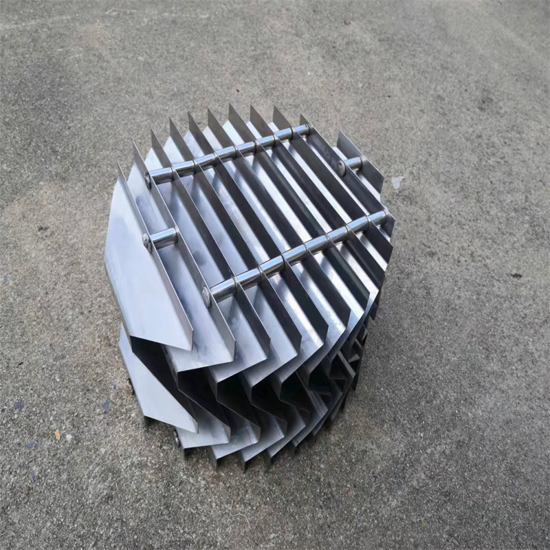 不锈钢折流板除雾器sus316l气液分离脱硫塔废气塔脱氨板式除沫器