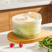 2024年家居好物蔬菜脱水器家用手动沙拉甩水菜篮厨房甩干洗菜沥水