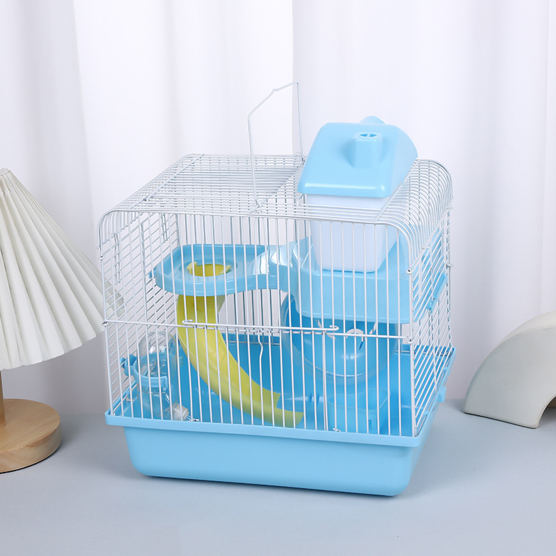 Factory Wholesale Hamster Supplies Portable Djungarian Hamster Hamster Cage Large Castle Luxury Double-Layer Villa Large Outdoor Cage