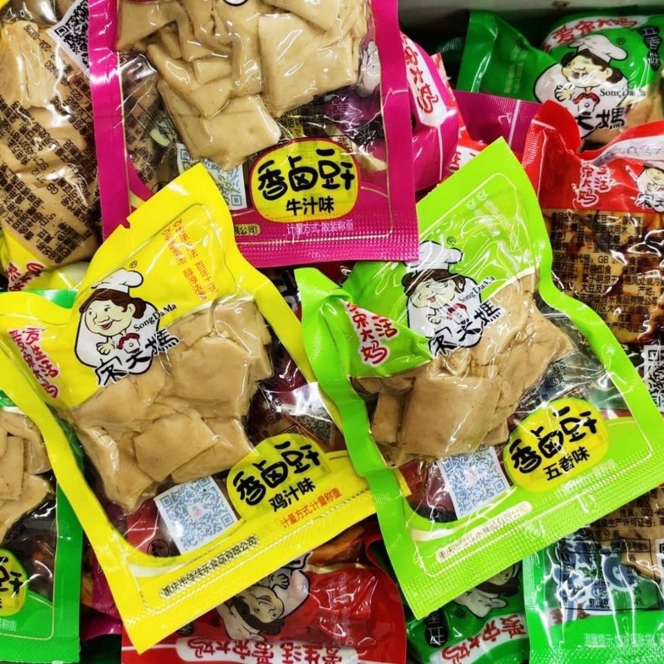 重庆特产宋大妈香卤豆干 豆腐干小包装500g 办公室零食新货休闲