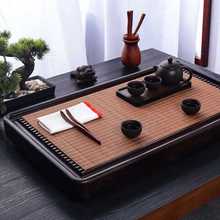 茶盘禅意竹垫尺寸茶席复古垫窄茶垫茶日式竹新中式桌布桌旗小古典