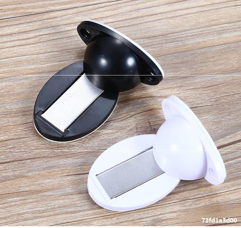 免打孔地吸隐形塑料门碰门挡卫生间强磁吸门器防撞不生锈磁吸地吸