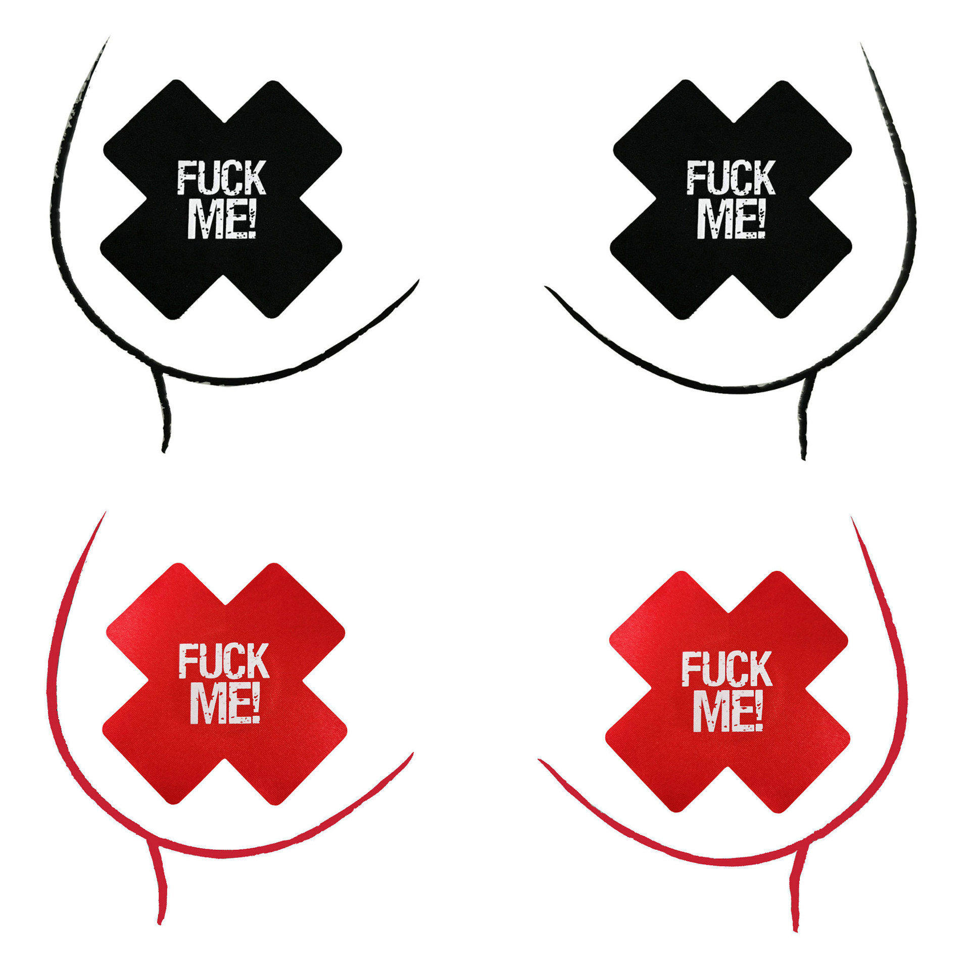 防走光贴x形印字fm性感美胸贴十字形乳头贴夜光一次性乳贴批发