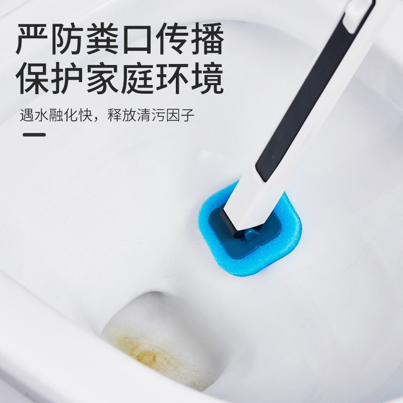 Disposable Toilet Brush Replacement Head Toilet Cleaning Supplies Replacement Head Wall Hanging Cleaning Brush Head Wholesale