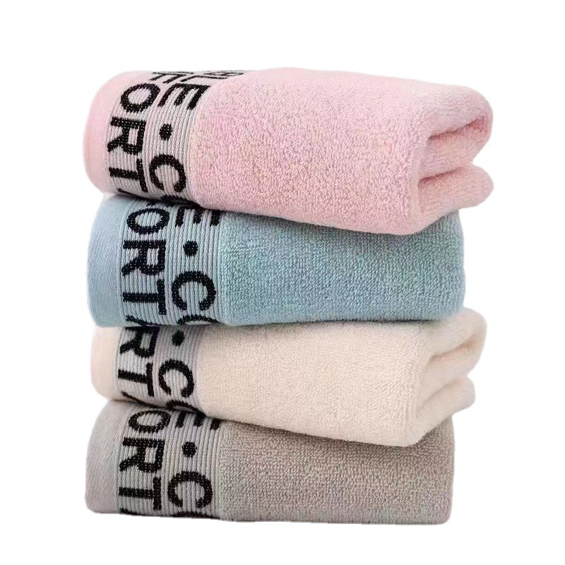cotton towel factory wholesale cotton household thickened soft absorbent face washing towel advertising supermarket present towel