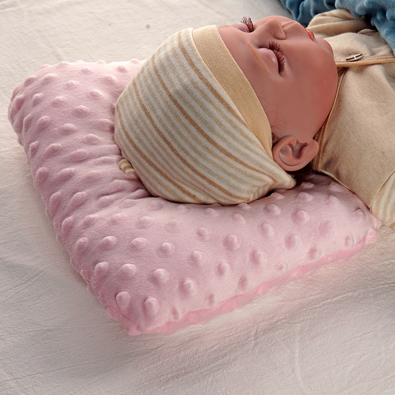 Tishilu Autumn and Winter Baby U-Shaped Pillow Bean Velvet 0-2 Years Old Newborn Baby Pillow Manufacturer Baby Baby Pillow